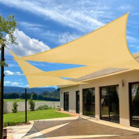 10'X10' Sand HDPE Sunshade Sail