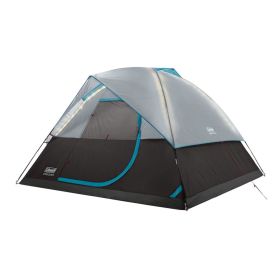 Coleman OneSource Rechargeable 4-Person Camping Dome Tent w/Airflow System and LED Lighting