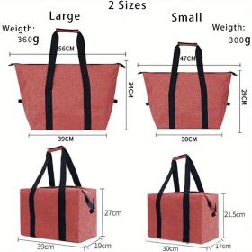 Heavy-Duty Cooling Tote Bag – 5.28 Gallon Capacity for Beach, Camping & Grocery Hauling