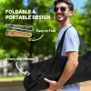 3ft Aluminum Small Folding Table, Portable Camping Table with Storage Bag, Carry Bag for Outdoor Picnic BBQ, Brown