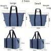 Collapsible Cooling Shopping Bag – 5.28 Gallon Capacity with Thermal Insulation for Fresh Food Storage