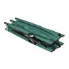 2 Person Folding Camp Cot for Adults, 50" Wide Outdoor Portable Sleeping Cot with Carry Bag, Elevated Camping Bed, Green