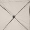 10x10 Pop Up Canopy Tent, Mesh Sidewalls, Adjustable Height, Carry Bag Included - Garden Patio Shade, Easy Setup