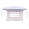 3 x 3m Four Sides Portable Home Use Waterproof Tent with Spiral Tubes White