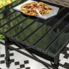 3ft Aluminum Small Folding Table, Portable Camping Table with Storage Bag, Carry Bag for Outdoor Picnic BBQ, Black
