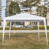 3 x 3m Four Sides Portable Home Use Waterproof Tent with Spiral Tubes White