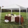 3 x 3m Waterproof Tent with Spiral Tubes White