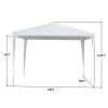 3 x 3m Waterproof Tent with Spiral Tubes White