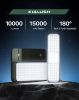 10000lm Dimmable Rechargeable Work Light, 15000mAh Detachable Camping Work Light 72'' Telescopic with 2 Separate Lights