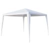 3 x 3m Waterproof Tent with Spiral Tubes White