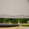 10x10 Pop Up Canopy Tent, Mesh Sidewalls, Adjustable Height, Carry Bag Included - Garden Patio Shade, Easy Setup