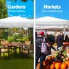 10'x10'20'30' Party Canopy Tent Outdoor Gazebo Pavilion Event w/ Removable Walls