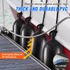 Boat Fenders, 5.5" x 20" Boat Bumpers for Docking, Inflatable Ribbed Fender with Center Holes, Marine Boat Dock Fender Bumper with Air Pump