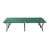 2 Person Folding Camp Cot for Adults, 50" Wide Outdoor Portable Sleeping Cot with Carry Bag, Elevated Camping Bed, Green