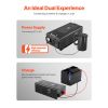 Pure Sine Wave Inverter Charger, 5000 Watt, DC 24V to AC 120V Power Inverter with LCD Display, Remote Control