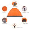 1-Person Waterproof Camping Dome Tent Outdoor Hiking Orange