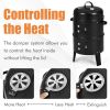 3-in-1 Charcoal Grill Combo with Built-in Thermometer