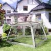 12' x 12' Screen House, UV50+ Screen Tent with 2 Doors & Carry Bag for Outdoor Camping Activities, Easy Setup, White