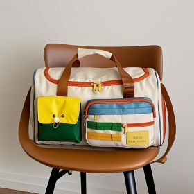 TravelInStyle Versatile Contrast Color Gym Bag for Every Adventure