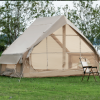 Inflatable Tent With Pump,Glamping Tents For 4-6 Person, Easy Setup 4 Season Waterproof Outdoor Tent