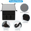 35.62x23.42x25.9in Foldable Camping Table Collapsible Picnic Aluminum Alloy Grill Stand 88LBS Max Load Height Adjustable BBQ Table