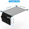 35.62x23.42x25.9in Foldable Camping Table Collapsible Picnic Aluminum Alloy Grill Stand 88LBS Max Load Height Adjustable BBQ Table
