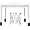 10'x10' Pop Up Canopy Outdoor Portable Party Folding Tent with Removable Sidewalls + Carry Bag + 4pcs Weight Bag