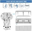 10'x20' Pop Up Canopy Outdoor Portable Party Folding Tent with 6 Removable Sidewalls + Carry Bag + 4pcs Weight Bag